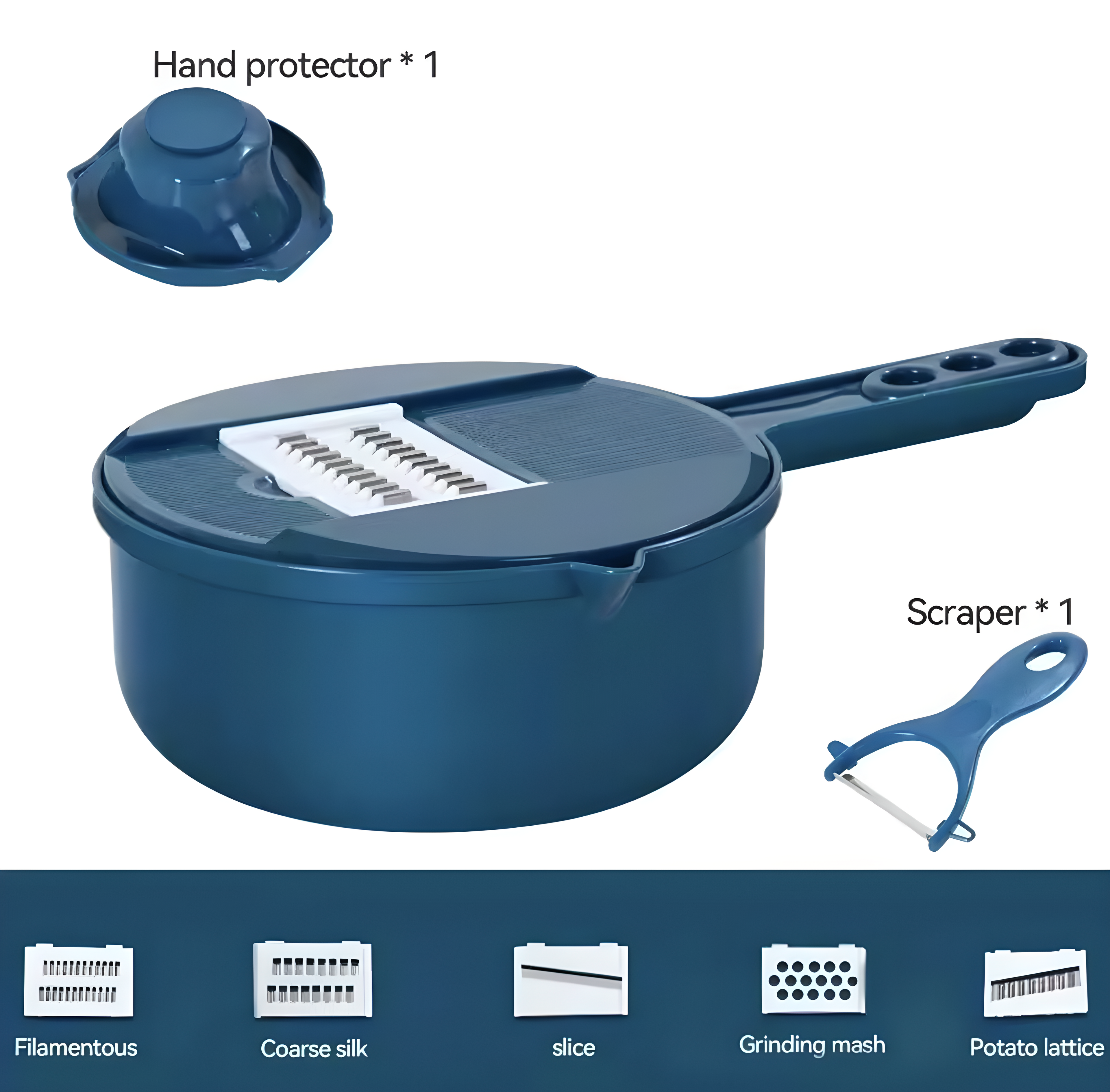 9-in-1 QuickShred Multifuctional Vegetable Cutter
